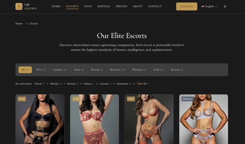 VIP Escort Amsterdam